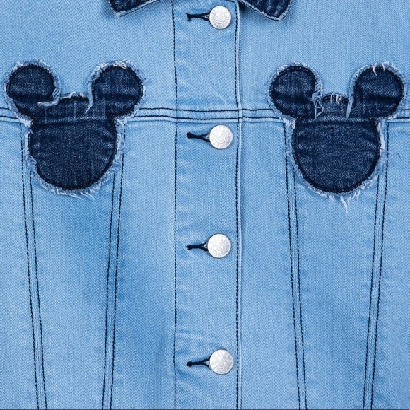 𝅺MICKEY Mouse Denim Jacket - Picture 3 of 16
